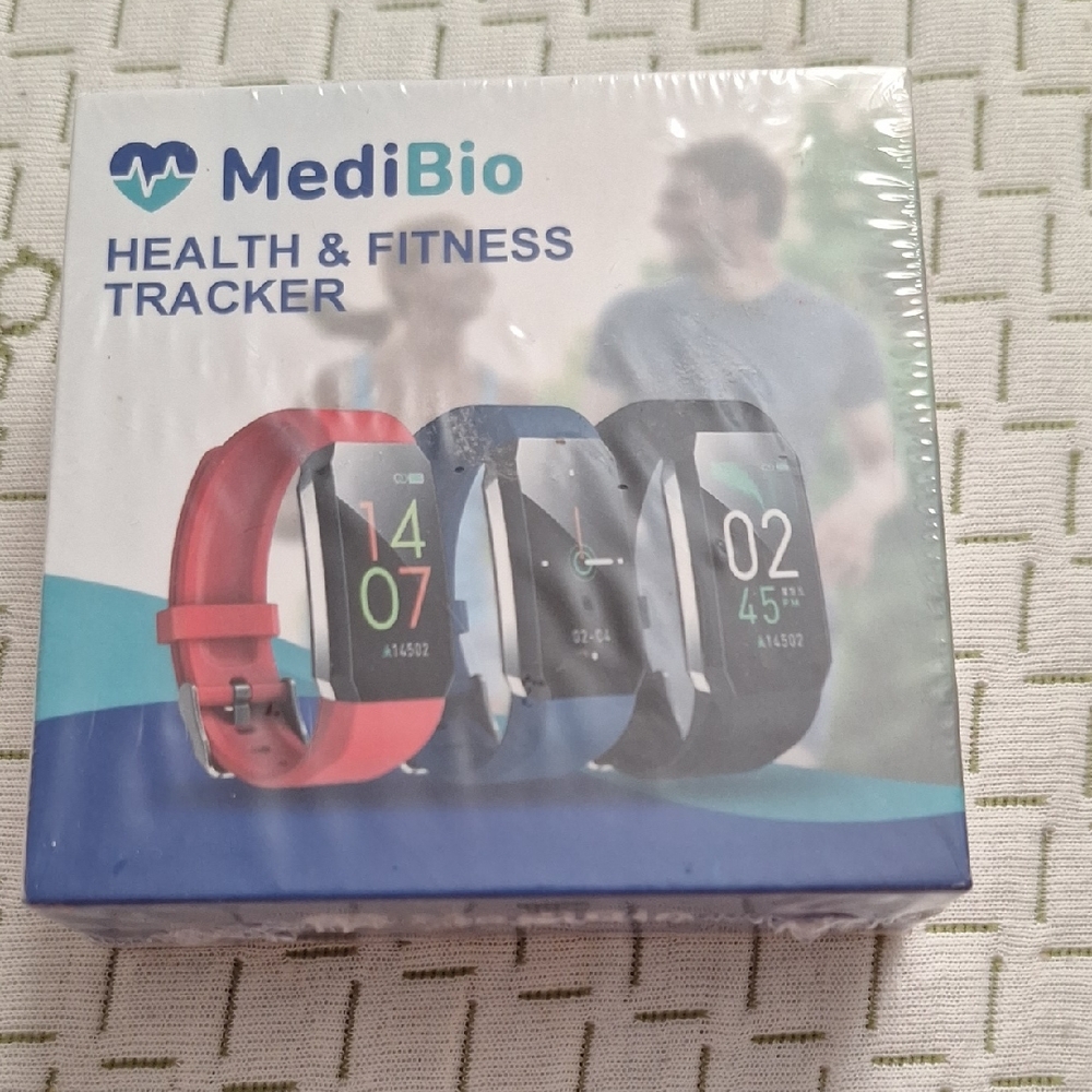 Fitness Tracker - Red, Blue, Black